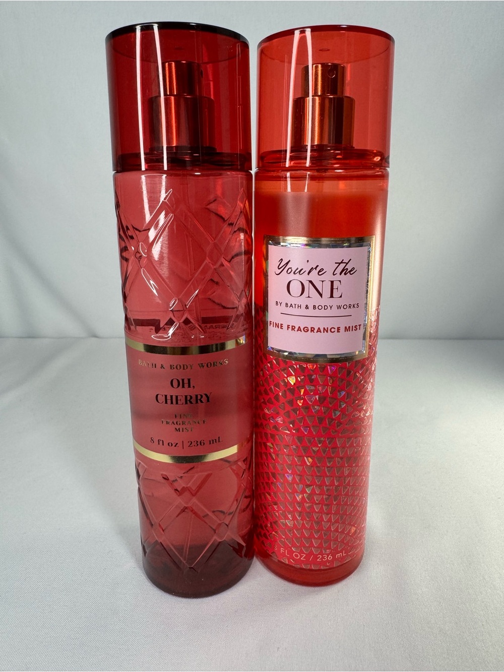 Bath & Body Works Red Fragrance Mist Duo - Oh, Cherry & You're the One